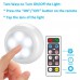 LED PUCK LIGHT WITH REMOTE CONTROL
